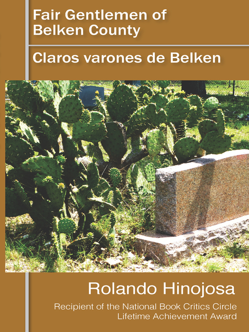 Title details for Fair Gentlemen of Belken County / Claros varones de Belken by Rolando Hinojosa - Available